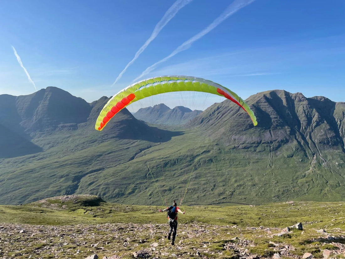 MIDGES, PACKRAFTS & PARAGLIDING – LOCHCARRON, SCOTLAND