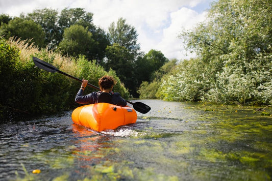 EXPLORING LOCALLY, WITH IRON RAFT DIY PACKRAFTS IN CAMBRIDGE.